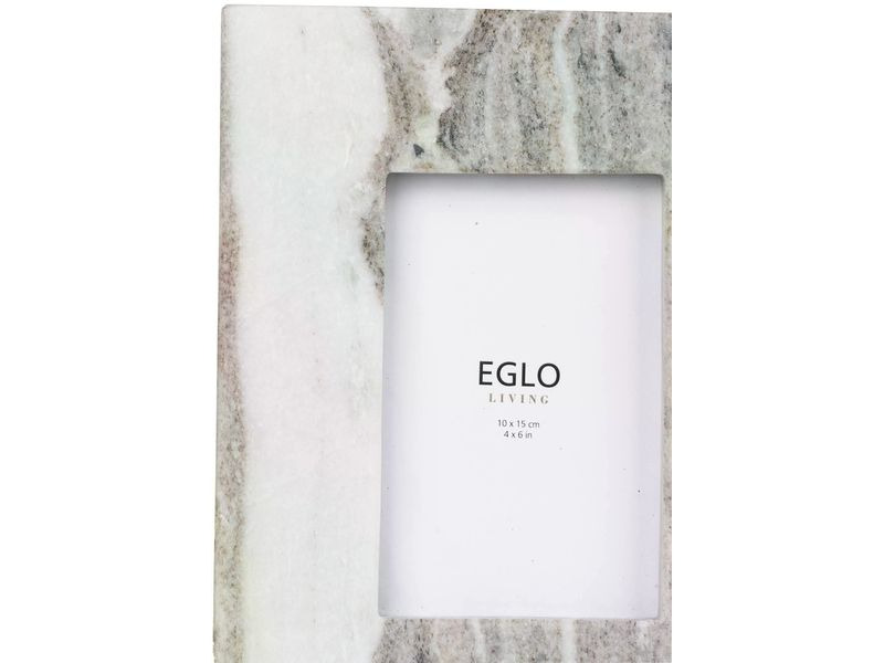 EGLO Leuchten Bilderrahmen Siayan Grau/Weiss, 4 x 6 cm