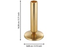 EGLO Leuchten Kerzenhalter Jellicoe 14.5 cm, Gold