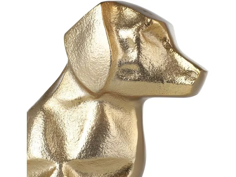 EGLO Leuchten Dekofigur Hund Nolalu 24.5 cm, Gold