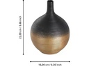 EGLO Leuchten Vase Saryksu 22 cm, Gold/Schwarz