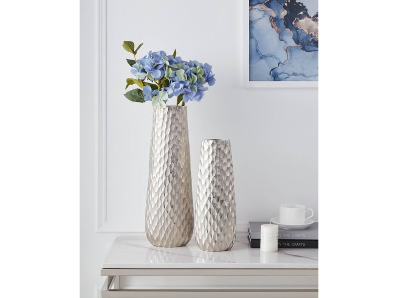 EGLO Leuchten Vase Nilgaut 40.5 cm, Silber