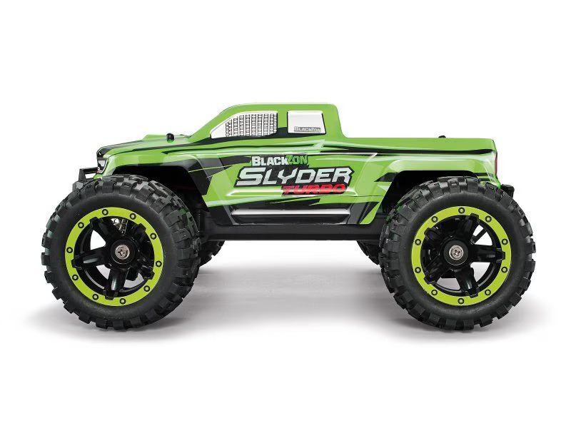 Blackzon Monster Truck Slyder MT Turbo 4WD Brushless Grün, RTR, 1:16