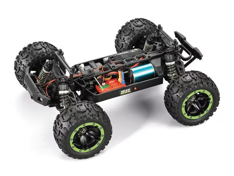 Blackzon Monster Truck Slyder MT Turbo 4WD Brushless Grün, RTR, 1:16