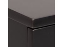 AC Design Nachttisch Ashlan 40 cm x 16.5 cm, Schwarz glanz