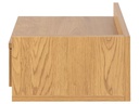 AC Design Nachttisch Ashlan 40 cm x 16.5 cm, Nature