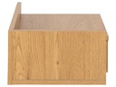 AC Design Nachttisch Ashlan 40 cm x 16.5 cm, Nature