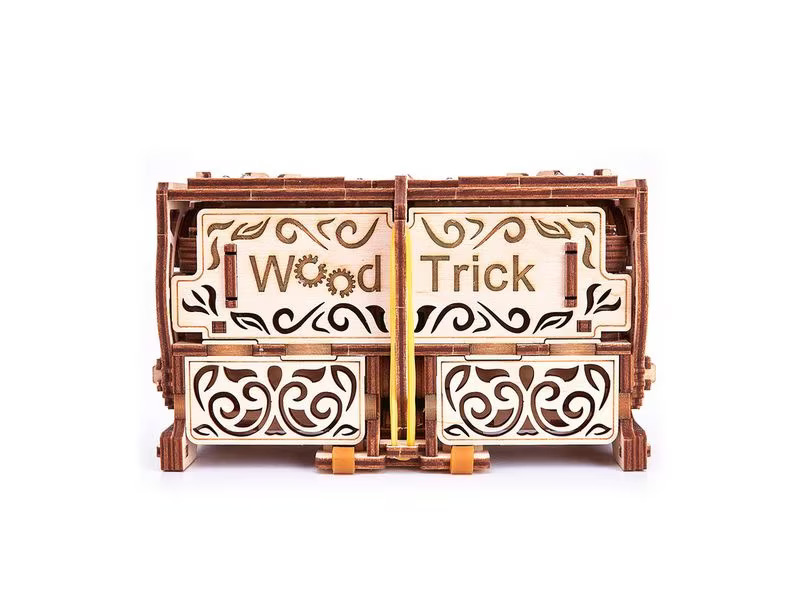 WoodTrick Bausatz Schatzkiste Swarovski