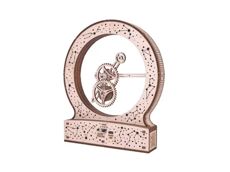 WoodTrick Bausatz Kinetic Clock: Zodiac