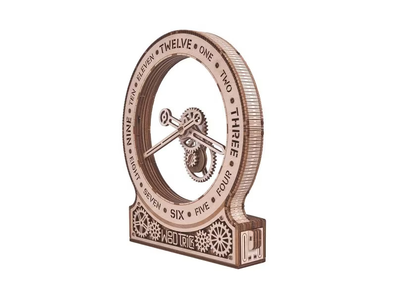 WoodTrick Bausatz Kinetic Clock: Modern