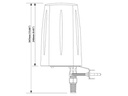 QuWireless 5G-Antenne QuSpot für Teltonika TRB500 SMA 7 dBi Rundstrahl