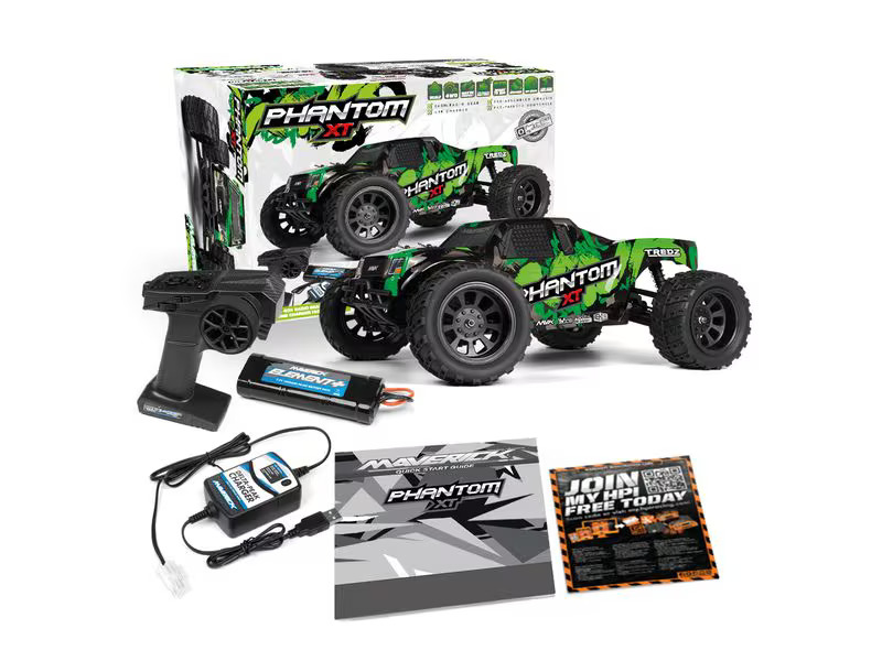Maverick Truggy Phantom XT 4WD Grün, RTR, 1:10