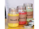 balthasar Gartenkerze Citronella Jar Gelb