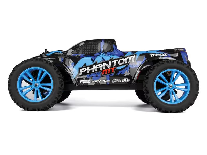 Maverick Monster Truck Phantom MT 4WD Blau, RTR, 1:10