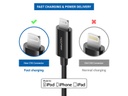 deleyCON USB-2.0-Kabel USB-C – Lightning 1 m