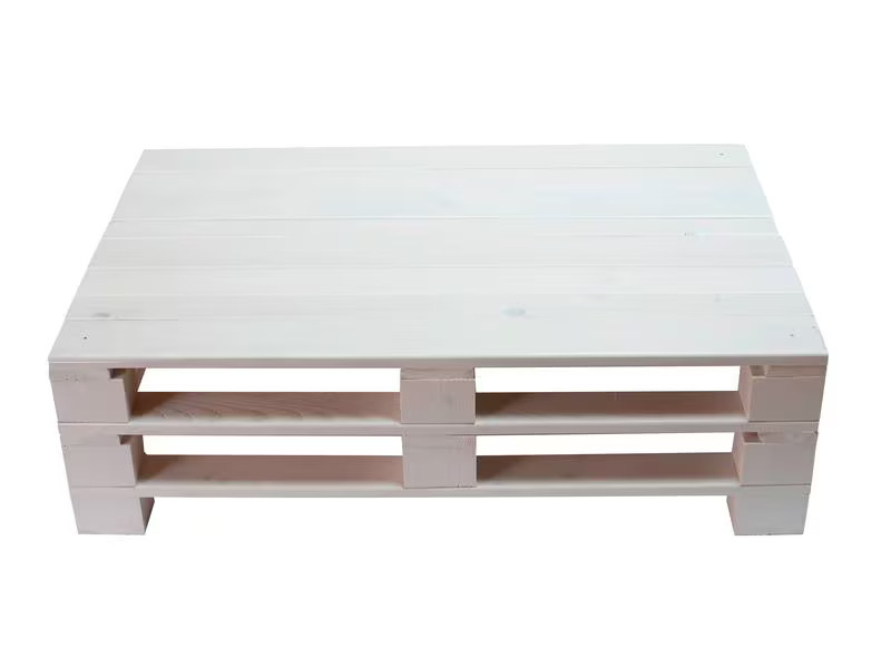COCON Palettentisch Weiss, 120 x 50 x 80
