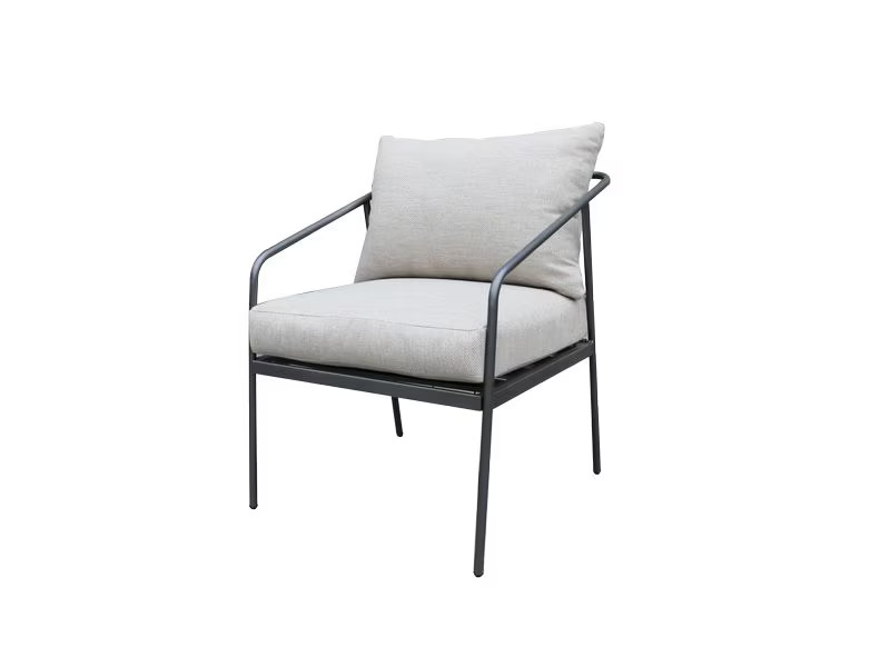 COCON Loungeset Origlio, Beige/Schwarz, 4 Sitzplätze