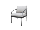 COCON Loungeset Origlio, Beige/Schwarz, 4 Sitzplätze