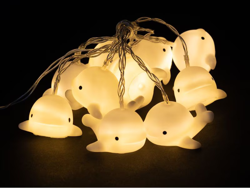 COCON Lichterkette Wal, 165 cm