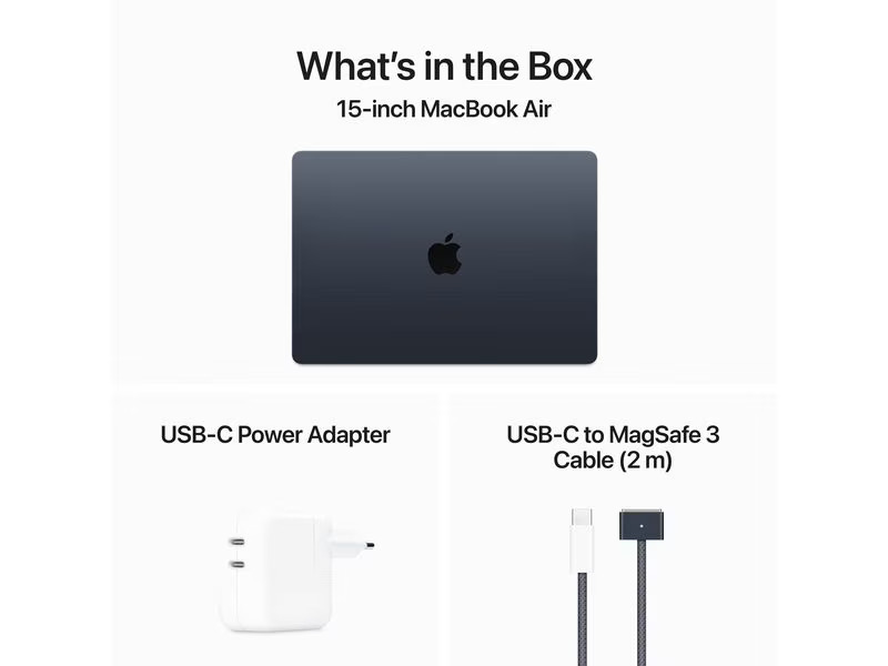 Apple MacBook Air 15 2024 M3 10C GPU / 512 GB / 8 GB Mitternacht