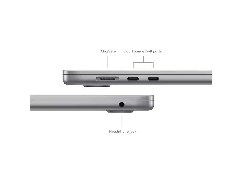 Apple MacBook Air 15 2024 M3 10C GPU / 512 GB / 16 GB Space Grau