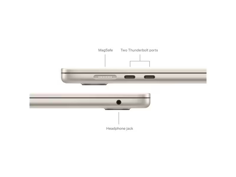 Apple MacBook Air 15 2024 M3 10C GPU / 512 GB / 16 GB Polarstern