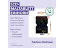 mierEdu LCD Zeichentafel – Einhorn
