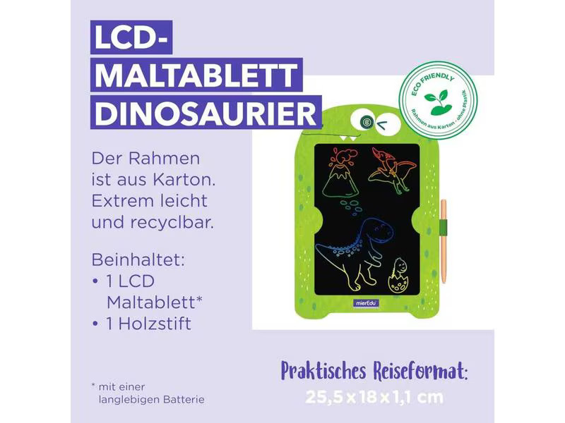 mierEdu LCD Zeichentafel – Dino