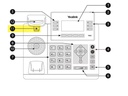 Yealink Hörerhalterung WMC-T4x zu allen T4x Telefone