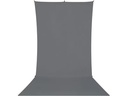 Westcott Hintergrund X-Drop faltenresistent 1.5 x 3.7 m Neutral Grau