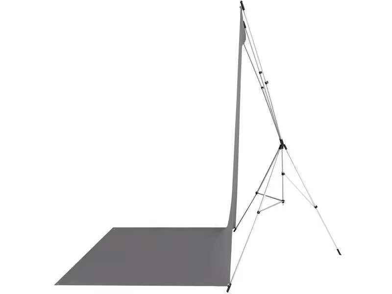 Westcott Hintergrund X-Drop faltenresistent 1.5 x 3.7 m Neutral Grau