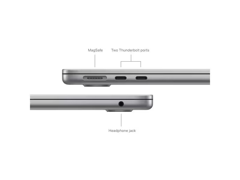 Apple MacBook Air 13 2024 M3 10C GPU / 512 GB / 8 GB Space Grau