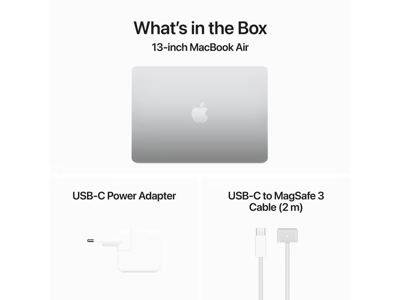 Apple MacBook Air 13 2024 M3 10C GPU / 512 GB / 8 GB Silber