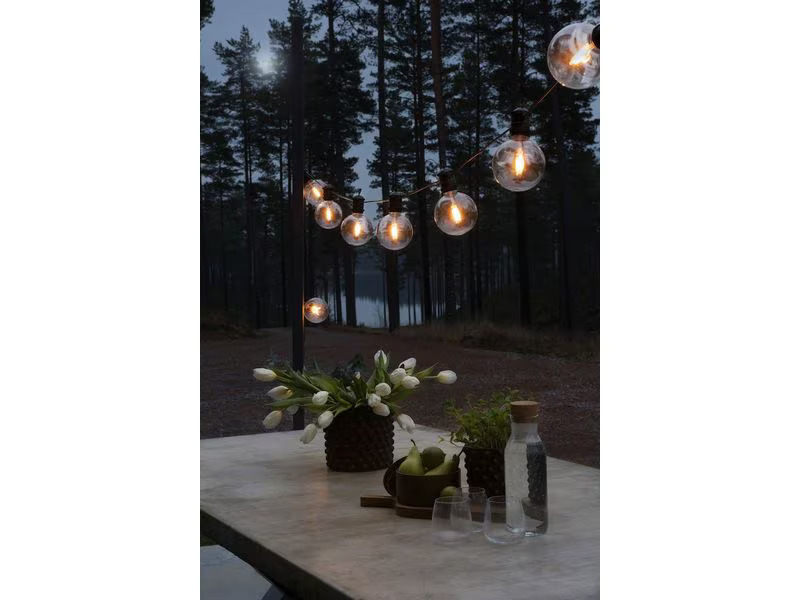 Konstsmide Lichterkette Solar 2337, 10 LEDs, Transparent