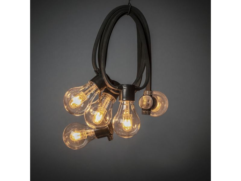 Konstsmide Lichterkette Solar 2332, 10 LEDs, Transparent