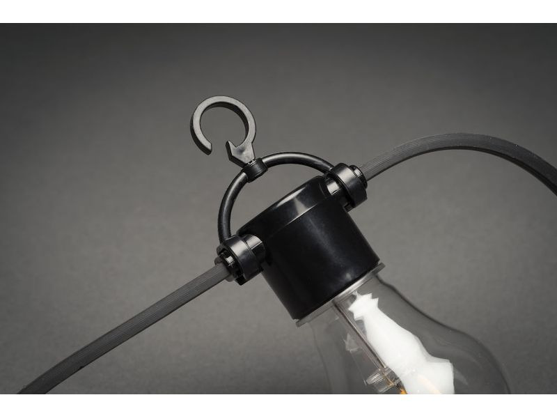 Konstsmide Lichterkette Solar 2332, 10 LEDs, Transparent