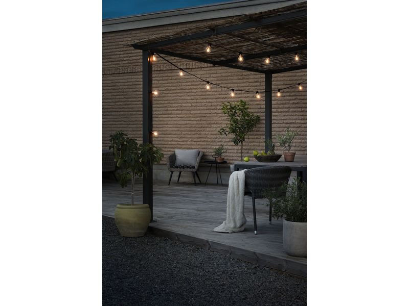 Konstsmide Lichterkette Solar 2332, 10 LEDs, Transparent