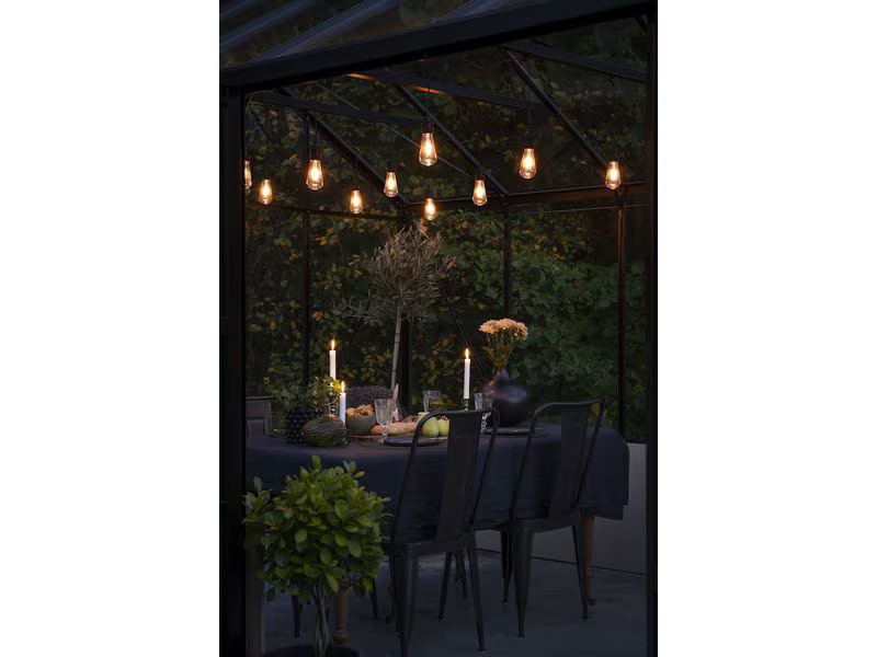 Konstsmide Lichterkette Erweiterung, 10 LEDs, Transparent