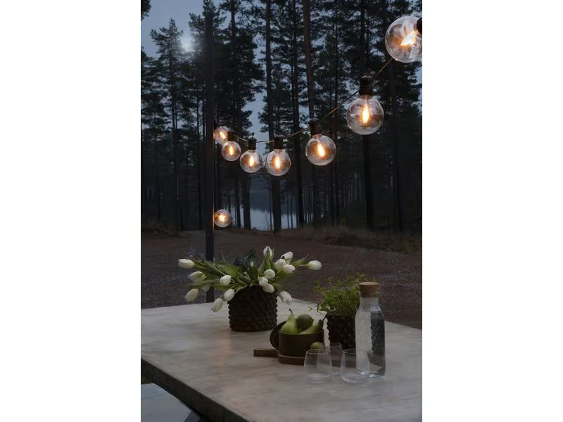 Konstsmide Lichterkette Basis-Set 2394, 10 LEDs, Transparent