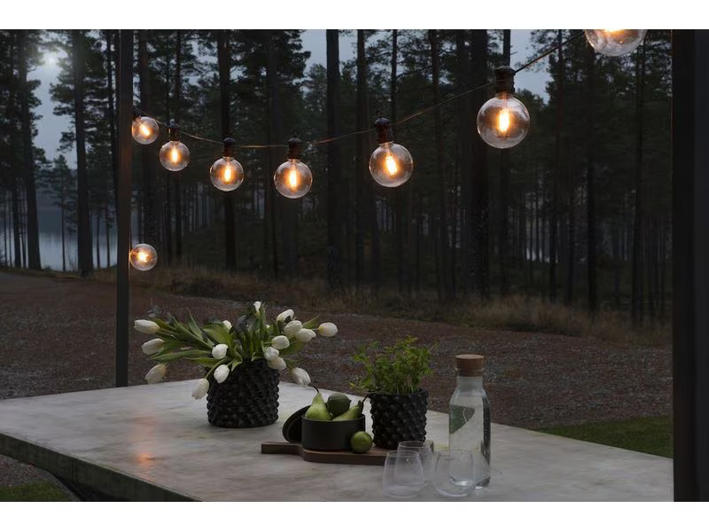 Konstsmide Lichterkette Basis-Set 2394, 10 LEDs, Transparent