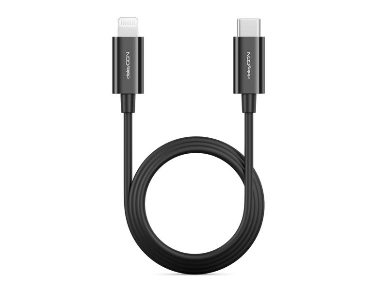 deleyCON USB-2.0-Kabel USB-C – Lightning 1 m