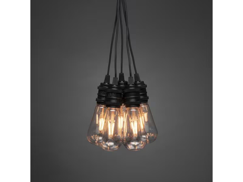 Konstsmide Lichterkette Basis-Set 2351, 10 LEDs, Transparent
