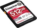 Kingston SDXC-Karte Canvas React Plus V60 512 GB