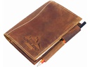 Alpenleder Notizbuch Goethe A6, liniert, Wild Camel