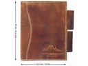 Alpenleder Notizbuch Goethe A6, liniert, Wild Camel