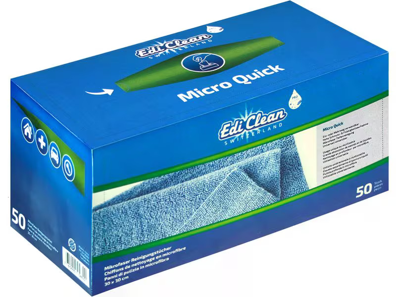 Edi Baur Micro Quicke 50 Stück, Blau