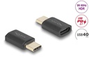 Delock USB-Adapter 8K 60 Hz, PD3.1, USB-C Buchse - USB-C Stecker