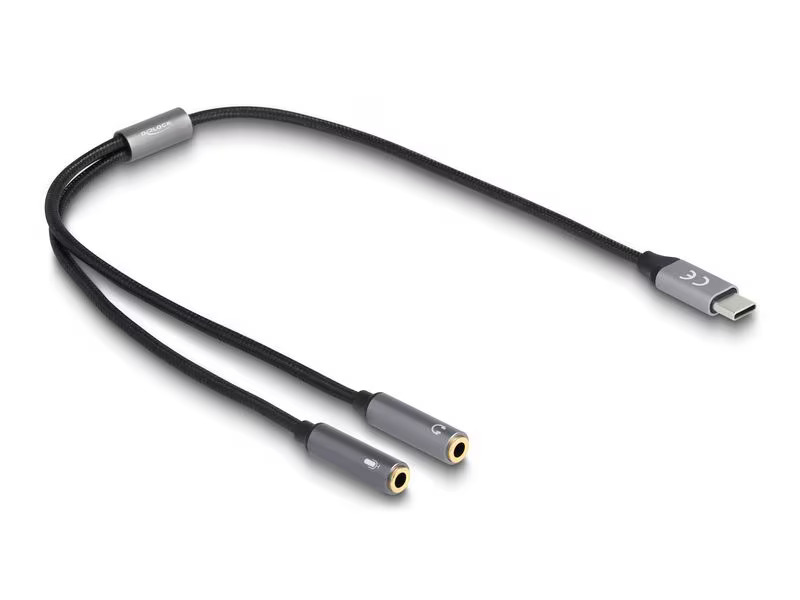 Delock Headset DAC 24 Bit / 96 kHz USB-C - 3.5 mm Klinke