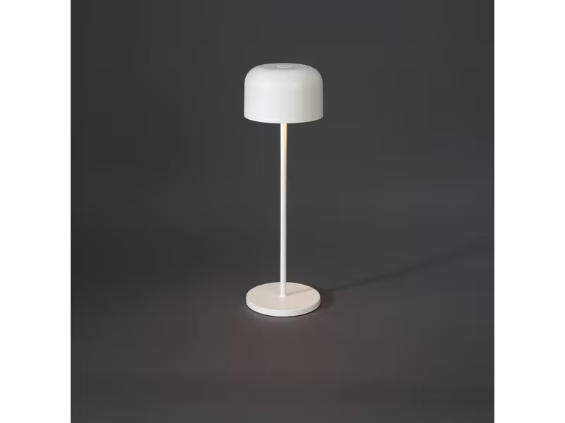 Konstsmide Tischleuchte Lille USB, 2200 / 2700 K, 3.5 W, Weiss