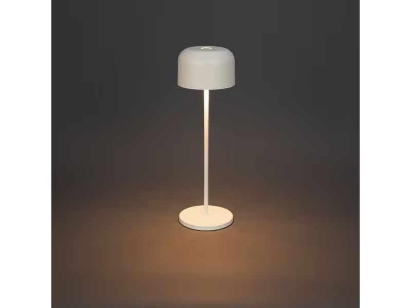 Konstsmide Tischleuchte Lille USB, 2200 / 2700 K, 3.5 W, Weiss