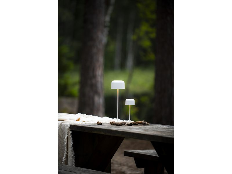 Konstsmide Tischleuchte Lille USB, 2200 / 2700 K, 3.5 W, Weiss